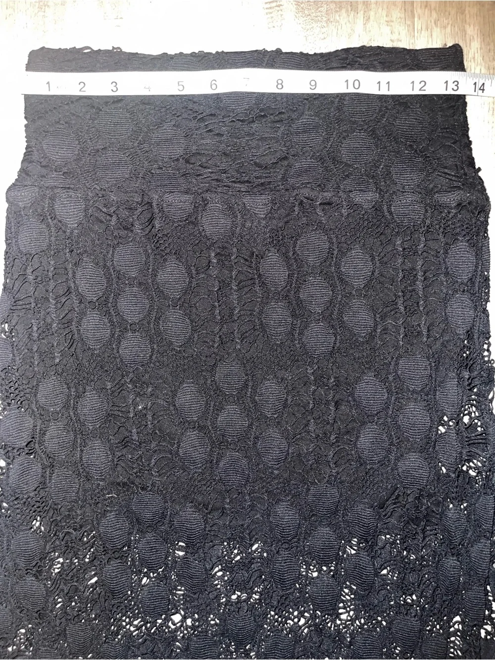 Phax Swimwear Maxi Skirt Lace Black Size Medium M